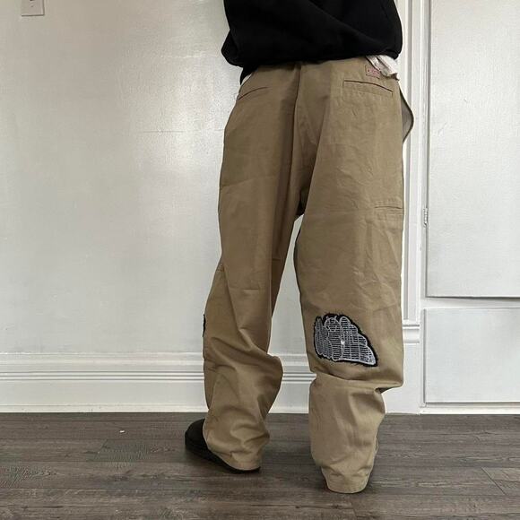 Frantic Graffiti Ski Skate Baggy Patch Dickies Pant - Picture 3 of 8